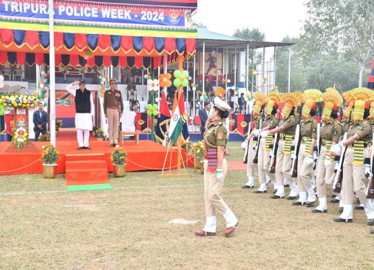 Tripura Police Week 2025: Band Show at M.B.B. Airport