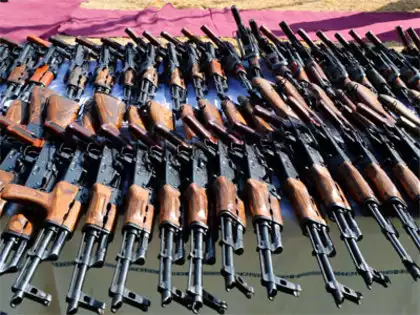 Police Seize Arms in Vehicle Check