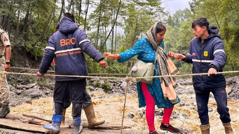 Sikkim Police Rescue Stranded Tourist in Mountainous Region