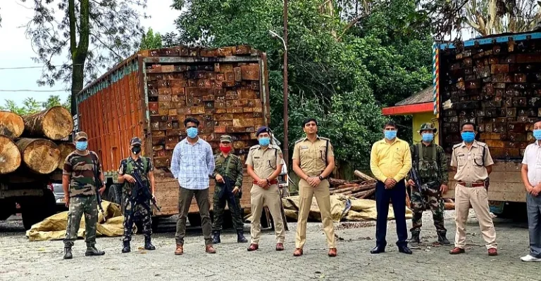 Arunachal Pradesh Police Successfully Seize Illegal Timber