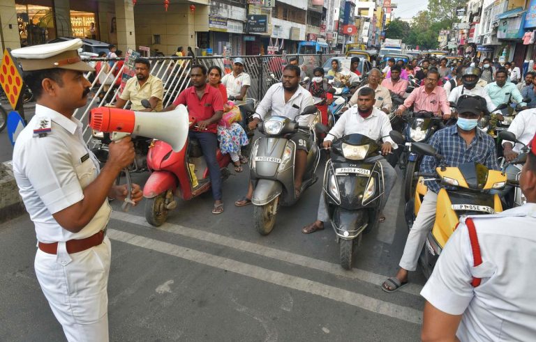 Puducherry Police Intensifies Road Safety Drive