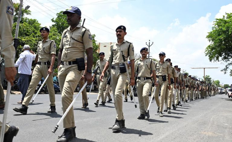 Telangana Police Ensuring Peace During Elections