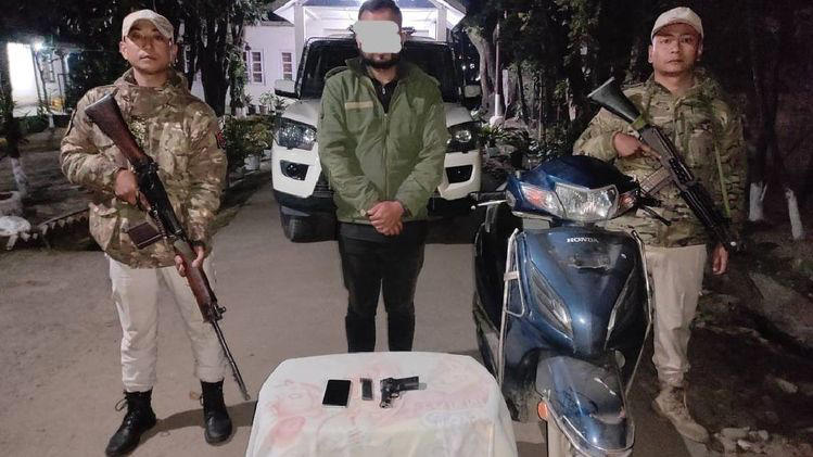 Manipur Police Arrest KCP Cadre, Seize Firearm & Ammunition