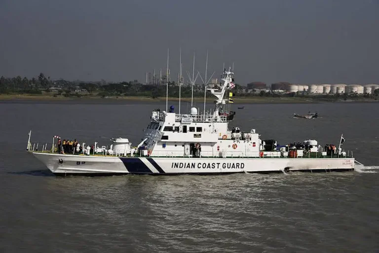 Suspicious Vessel Intercepted Near Lakshadweep by Coast Guard