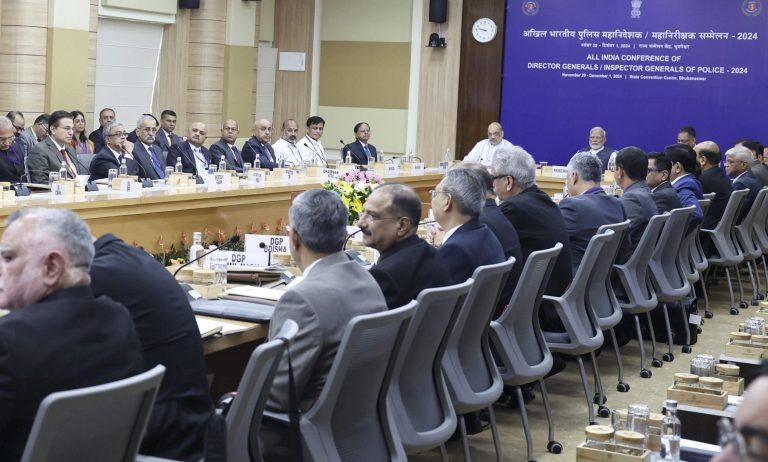 AI Misuse Featured Prominently PM Modi at DGP/IGP Conference