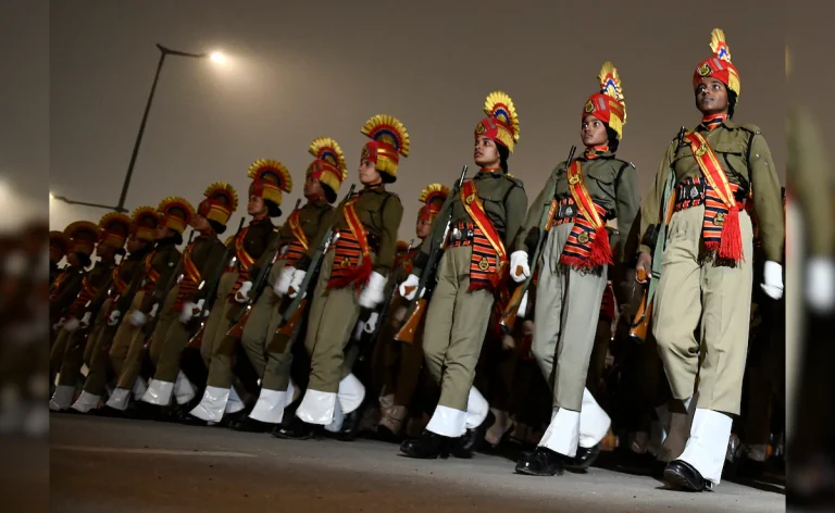 Delhi Police Traffic Advisory for Republic Day Practice