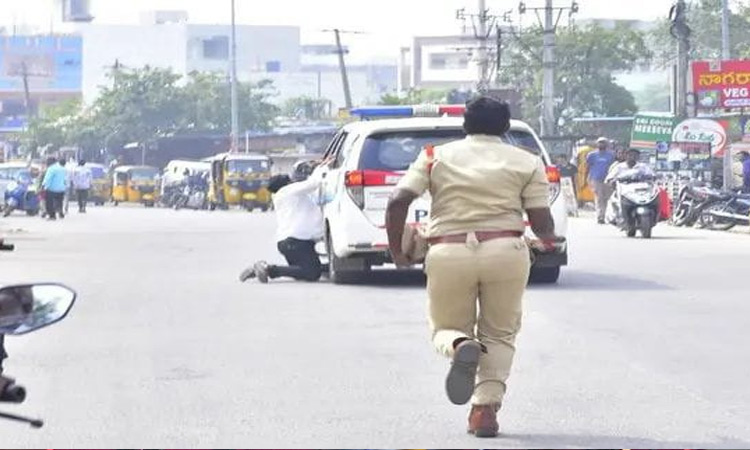 Telangana Police Allegedly Drags BRS Worker