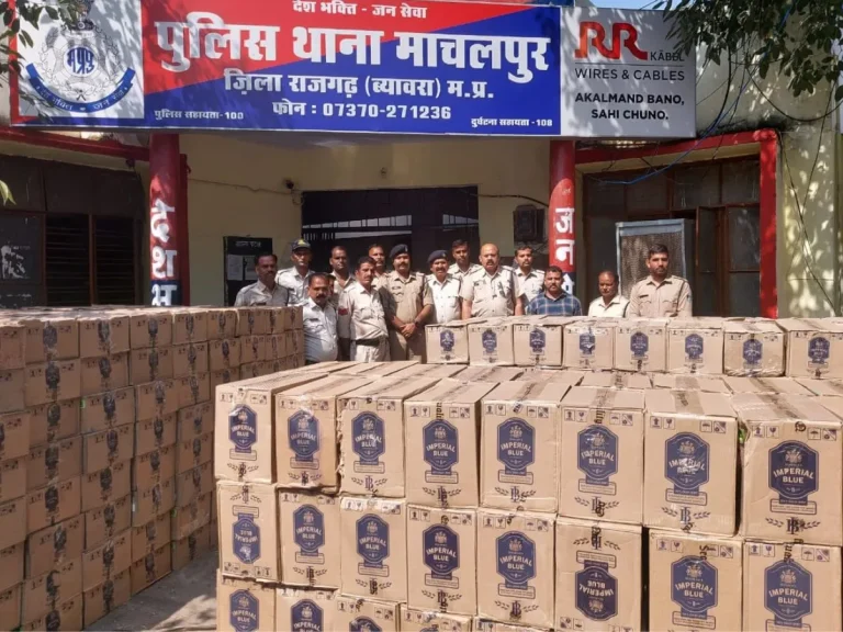 Police Crack Down on Illegal Alcohol Trade in Madhya Pradesh