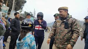 Meghalaya Police Helmet Drive for Republic Day Safety