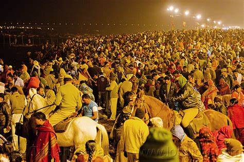 Mounted Police for Crowd Control at Maha Kumbh Mela