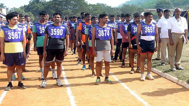 Physical Fitness Tests for Police Recruitment Begin in Anakapalli