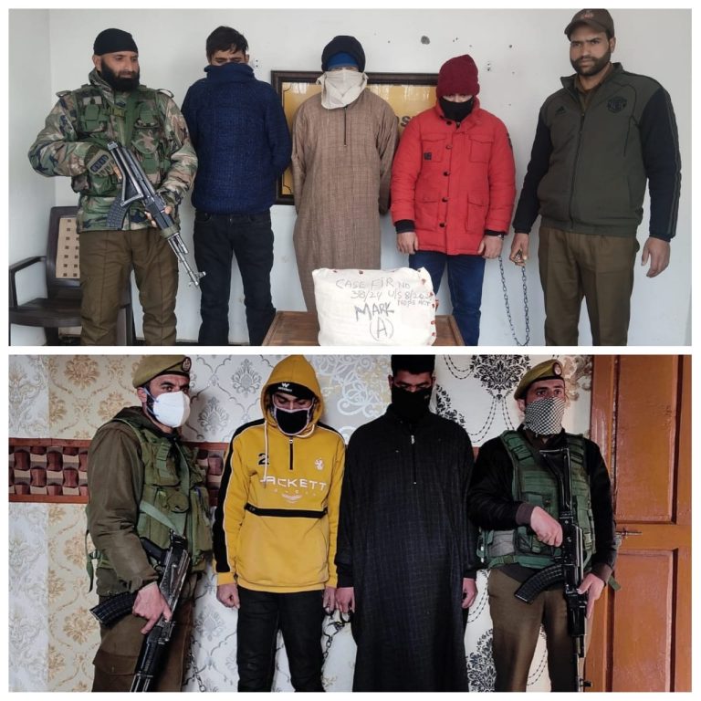 Sopore Police Arrest Drug Peddler, Seize Contraband
