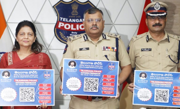 Telangana Police Introduce QR Codes for Public Feedback