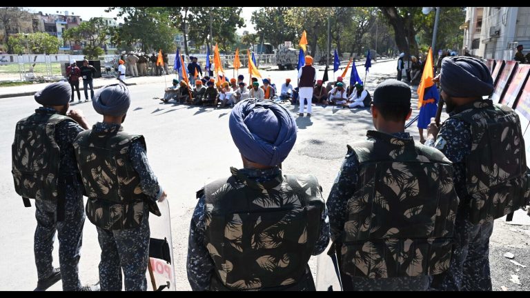 Qaumi Insaaf Morcha Protest Turns Violent in Chandigarh