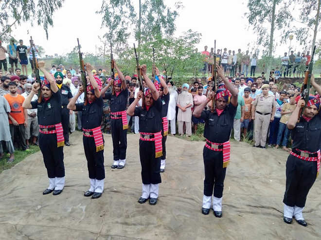 Rajasthan Soldiers Cremated with Military Honours J&K Accident