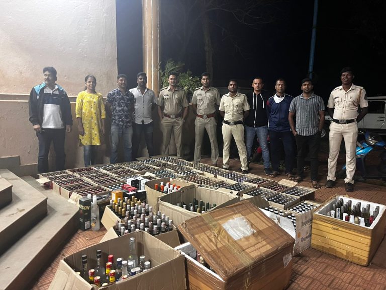 Illegal Liquor Worth Rs. 64,540/- Seized