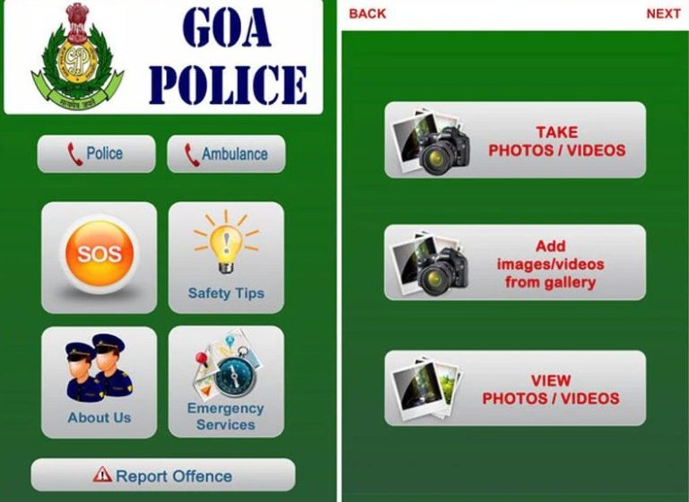 Goa Police App for Non-Local Background Checks