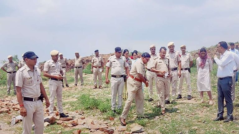 “Haryana Police Crack Down on Illegal Mining”
