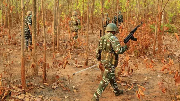 Naxalites Killed, DRG Officer Martyred”.
