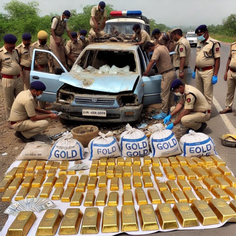 Bhopal Police Seize 52 kg Gold & ₹9 Crore Cash