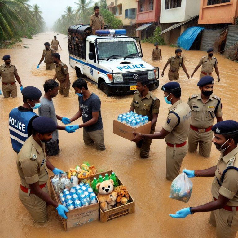 Puducherry Police Lead Relief Efforts After Cyclone Fengal