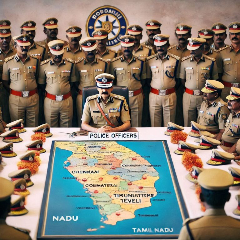 Tamil Nadu Police Reshuffle: 56 Transfers, 4 Promoted to DGP