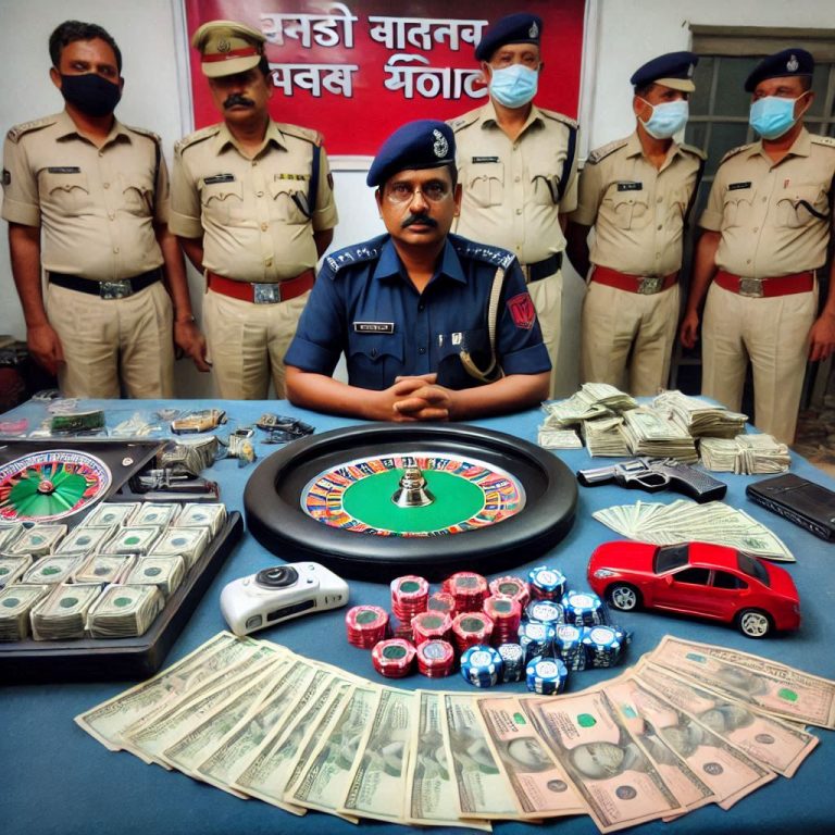 Police Crackdown in East Agartala: Six Gamblers Arrested
