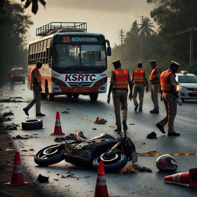 Karnataka Tragedy: Family of Three Killed in KSRTC Bus Collision