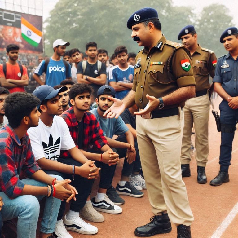 Almora Police Chief Speaks to Youth on Substance Abuse