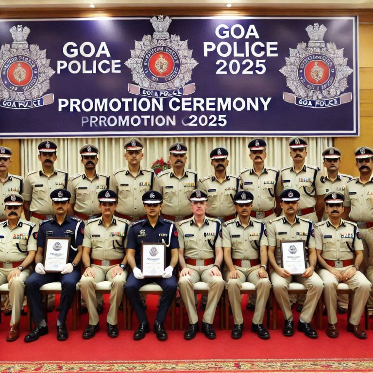 Goa Police Elevates 12 Wireless Constables to Head Constables