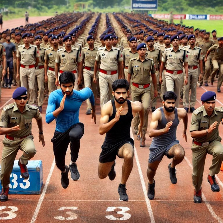 Bihar Police Holds Constable Physical Tests at Gardanibagh