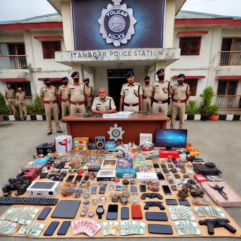 Itanagar Police Bust Theft Gang, Recover Stolen Items