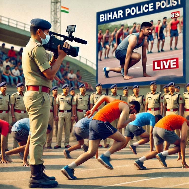 Bihar Police Streams Live Broadcast of Constable Physical Test