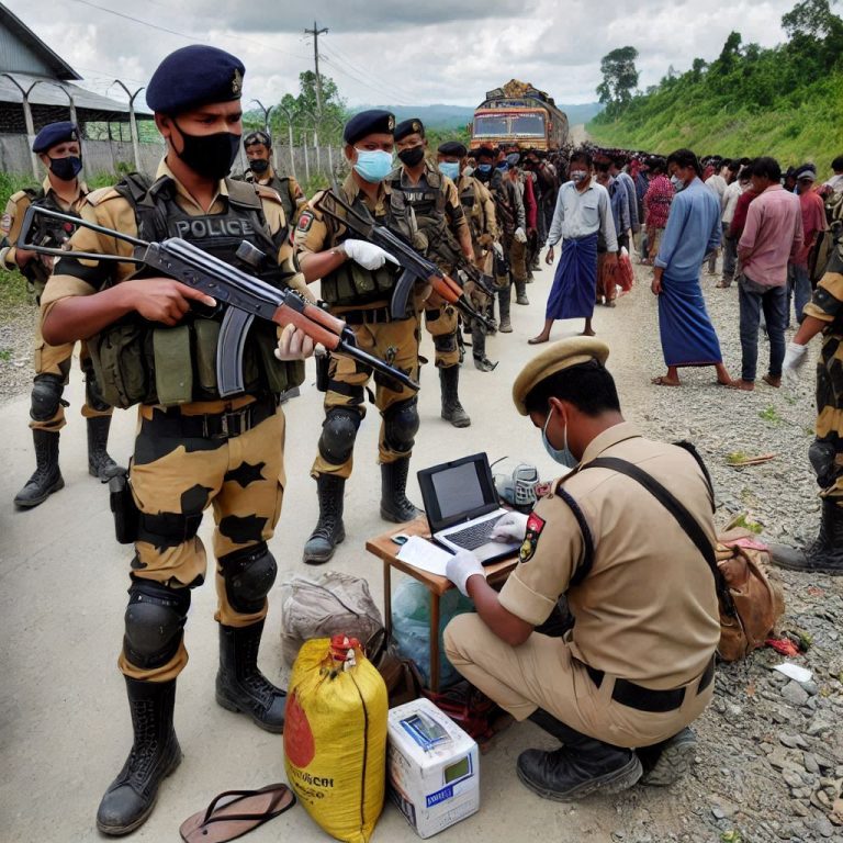 Manipur Deports 26 Myanmar Nationals, Enhances Border Security