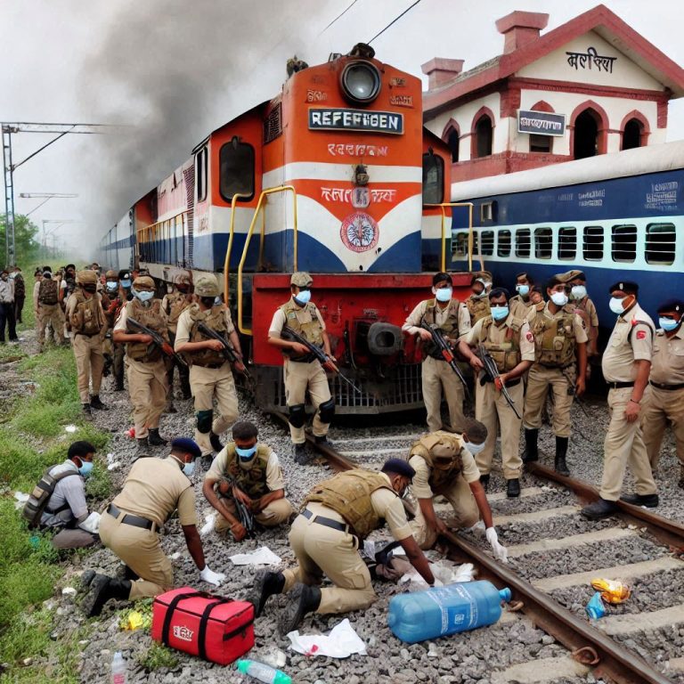 Amargarh Railway Mock Drill Enhances Security Coordination