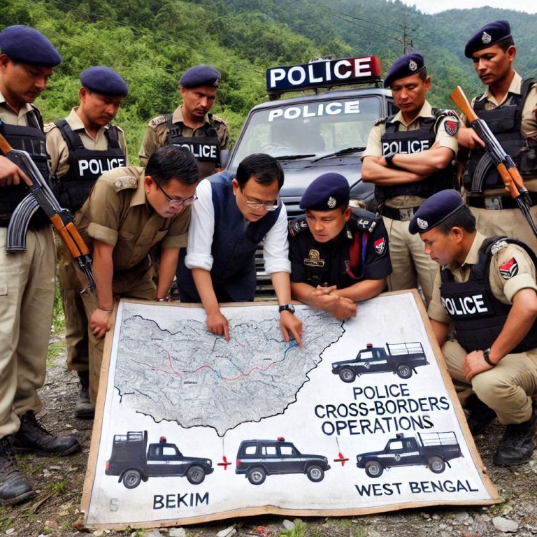 Sikkim and West Bengal Police Crack Vehicle Theft Case