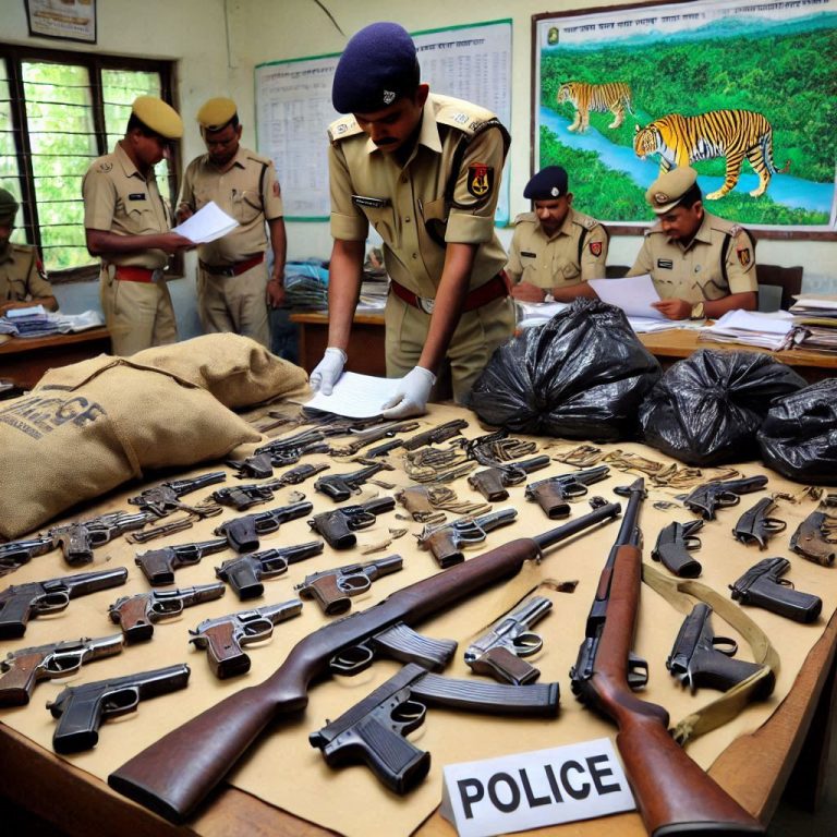 Odisha Police Seizes 165 Illegal Firearms, Arrests 21 Near Similipal
