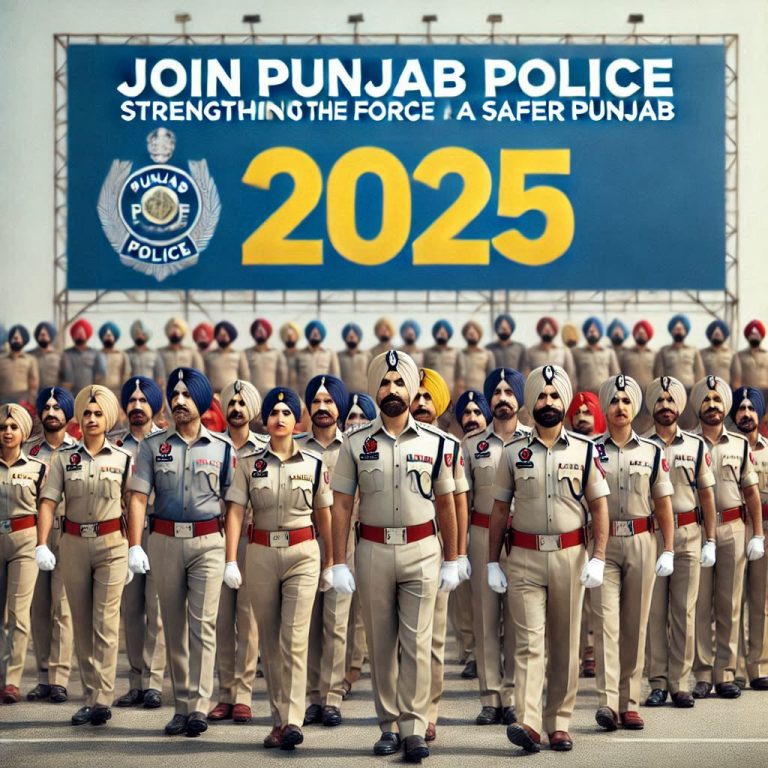 Punjab Police to Recruit Over 10,000 Personnel in 2025