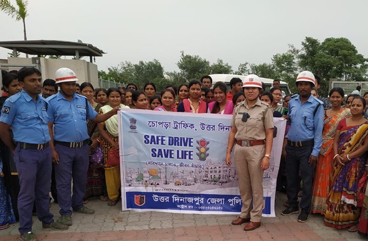 “West Bengal Police’s Road Safety Success”