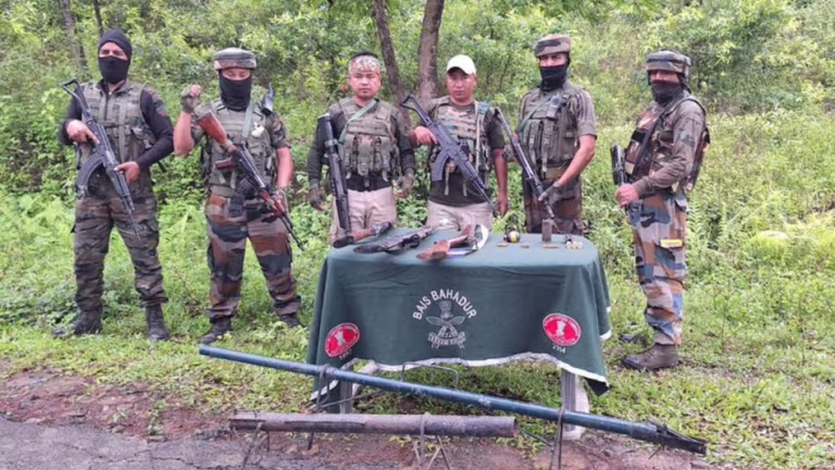 Arms Cache Recovered in Kangpokpi by Security Forces