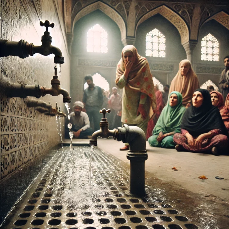 Water Taps Stolen from Jamia Masjid Srinagar.