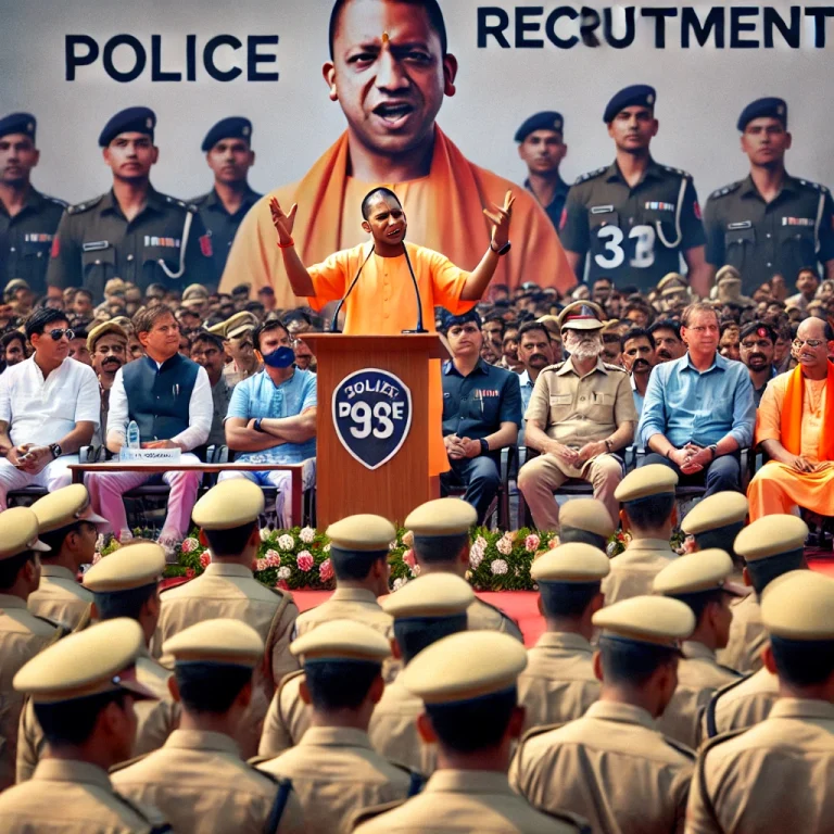 CM Yogi Adityanath Highlights Record Police Recruitment, Takes Swipe at Opposition.