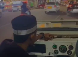 Open Jeep, Gun, ‘Mehbooba Mehbooba’: Hyderabad Man in Trouble Over Reel Stunt
